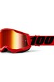 100% SPEEDLAB Cycling sunglasses - STRATA 2 - red/black