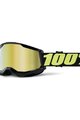 100% SPEEDLAB Cycling sunglasses - STRATA 2 - black/yellow/gold