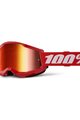 100% SPEEDLAB Cycling sunglasses - STRATA 2 - red/white