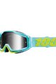 100% SPEEDLAB Cycling sunglasses - RACECRAFT - blue/yellow/silver