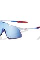 100% SPEEDLAB Cycling sunglasses - HYPERCRAFT TOTAL ENERGIES TEAM - white/red/blue