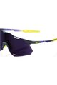 100% SPEEDLAB Cycling sunglasses - HYPERCRAFT XS - purple/yellow