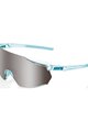 100% SPEEDLAB Cycling sunglasses - RACETRAP 3.0 - light green/silver