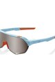 100% SPEEDLAB Cycling sunglasses - S2 - light blue/orange/silver