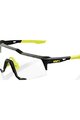 100% SPEEDLAB Cycling sunglasses - SPEEDCRAFT - black/yellow