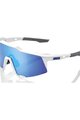 100% SPEEDLAB Cycling sunglasses - SPEEDCRAFT - white/grey/blue