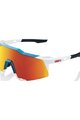 100% SPEEDLAB Cycling sunglasses - SPEEDCRAFT - BORA-HANSGROHE TEAM - white/blue/red