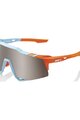 100% SPEEDLAB Cycling sunglasses - SPEEDCRAFT - orange/light blue/silver