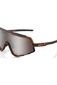 100% SPEEDLAB Cycling sunglasses - GLENDALE - brown/silver