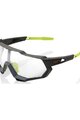 100% SPEEDLAB Cycling sunglasses - SPEEDTRAP - anthracite/yellow