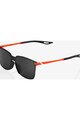 100% SPEEDLAB Cycling sunglasses - LEGERE SQUARE - black/orange