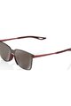 100% SPEEDLAB Cycling sunglasses - LEGERE SQUARE - brown/silver