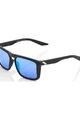 100% SPEEDLAB Cycling sunglasses - RENSHAW - black/blue