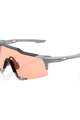 100% SPEEDLAB Cycling sunglasses - SPEEDCRAFT - grey/orange