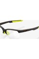 100% SPEEDLAB Cycling sunglasses - SPORTCOUPE - black/yellow