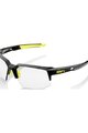 100% SPEEDLAB Cycling sunglasses - SPEEDCOUPE - black/yellow