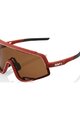 100% SPEEDLAB Cycling sunglasses - GLENDALE - bordeaux/brown