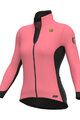 ALÉ Cycling thermal jacket - FUTURE WARM R-EV1 - pink