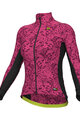 ALÉ Cycling winter long sleeve jersey - PAPILLON PR-R - pink