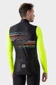 ALÉ Cycling winter long sleeve jersey - LOGO PR-S - black/yellow