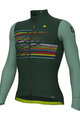 ALÉ Cycling winter long sleeve jersey - LOGO PR-S - green