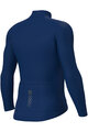 ALÉ Cycling winter long sleeve jersey - SOLID FONDO 2.0 - blue