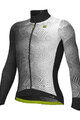 ALÉ Cycling winter long sleeve jersey - CIRCUS PR-S - white