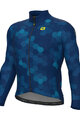 ALÉ Cycling thermal jacket - PLANET SOLID - blue