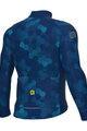 ALÉ Cycling thermal jacket - PLANET SOLID - blue