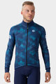 ALÉ Cycling thermal jacket - PLANET SOLID - blue