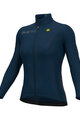 ALÉ Cycling winter long sleeve jersey - SOLID FONDO 2.0 - blue