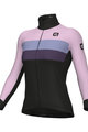 ALÉ Cycling winter long sleeve jersey - CHAOS OFF ROAD - GRAVEL - purple/black