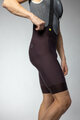 ALÉ Cycling bib shorts - PR-E MAGIC - brown