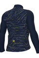 ALÉ Cycling winter long sleeve jersey - BYTE PRAGMA - blue