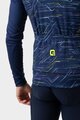 ALÉ Cycling winter long sleeve jersey - BYTE PRAGMA - blue