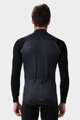 ALÉ Cycling winter long sleeve jersey - QUICK R-EV1 - black