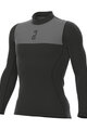 ALÉ Cycling long sleeve t-shirt - GRID INTIMO - black/grey