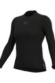 ALÉ Cycling winter long sleeve jersey - GRID INTIMO - black