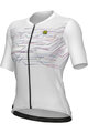 ALÉ Cycling short sleeve jersey - PR-E MEGABYTE - white