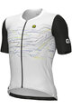 ALÉ Cycling short sleeve jersey - PR-E MEGABYTE - white/black