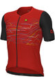 ALÉ Cycling short sleeve jersey - PR-E MEGABYTE - red/black