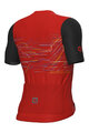 ALÉ Cycling short sleeve jersey - PR-E MEGABYTE - red/black