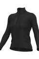 ALÉ Cycling summer long sleeve jersey - PRAGMA COLOR BLOCK - black