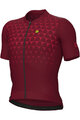 ALÉ Cycling short sleeve jersey - R-EV1 QUICK - bordeaux