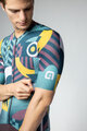 ALÉ Cycling short sleeve jersey - PR-E GAMES - turquoise/purple/yellow