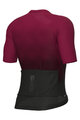 ALÉ Cycling short sleeve jersey - R-EV1 VELOCITY 2.0 - bordeaux