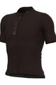 ALÉ Cycling short sleeve jersey - PRAGMA COLOR BLOCK OFF ROAD - brown