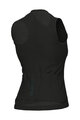 ALÉ Cycling sleeveless jersey - PRAGMA COLOR BLOCK - black