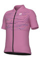 ALÉ Cycling short sleeve jersey - KID MEGABYTE - pink