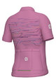 ALÉ Cycling short sleeve jersey - KID MEGABYTE - pink